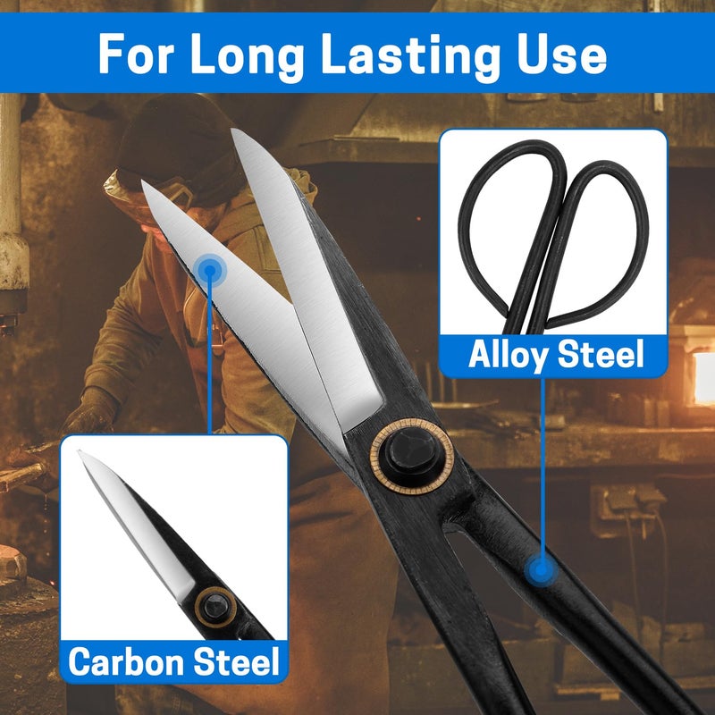 VISEMAN Japanese Bonsai Shears-Long Handle Gardening Scissors for Bonsai Trimming, Bonsai Scissors - Image 3